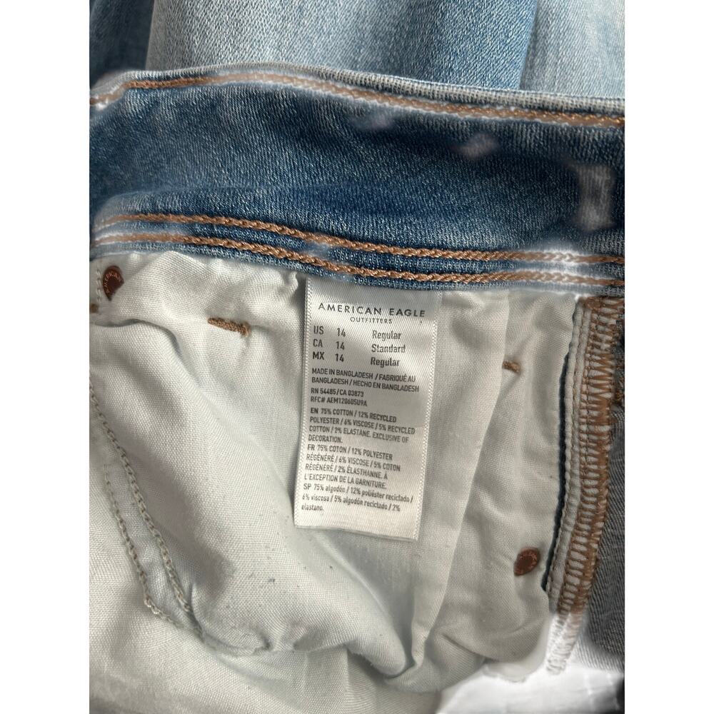 American Eagle Kick Boot Jeans Size 14 - Picture 7 of 7